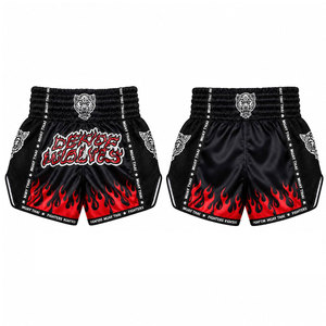 Conjunto de Boxeo Muay Thai de Invierno, Talla XXL, Tela Transpirable de Alta Calidad, Shorts MMA con Logotipo Personalizado, Cintura Elástica Ecológica para Fitness - Product Image 1