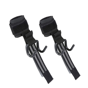 Custom LOGO <b>Weight</b> Lifting Hooks With Strap Deadlifts Pull Ups Anti-Rip Soft Non-Slip Neoprene Strap Hand Grips Palm <b>Training</b> - Product Image 2