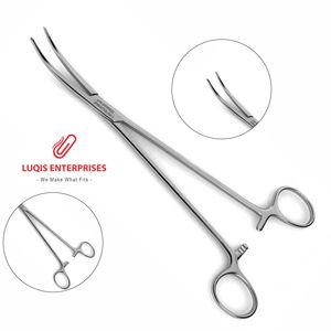 Pinza Pedicular Wertheim de Acero Inoxidable, Pinza Quirúrgica, Instrumento Quirúrgico de Ginecología - Product Image 1