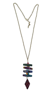 Collar Bohemio Chapado en Oro con Cuentas, Colgante de Piedras Coloridas para Mujer, Joyería de Moda Hecha a Mano con Forma Circular - Product Image 5