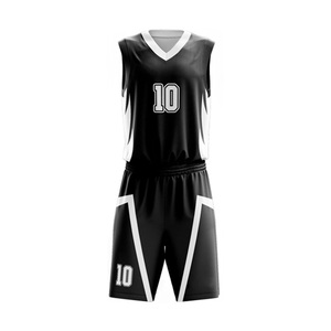 Conjunto de Uniforme de Baloncesto Sublimado Personalizado para Hombres y Jóvenes, Camisetas y Pantalones Cortos de Entrenamiento de Equipo de Tela de Malla Transpirable, Alta Calidad - Product Image 2