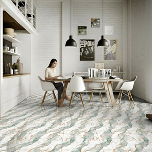 Baldosas de Porcelana Brillante Color Marrón Oscuro Dinova Griss, 600x600mm, Aspecto Mármol, Garantía de 3 Años, 10mm de Grosor, para Piscinas y Hoteles - Product Image 3