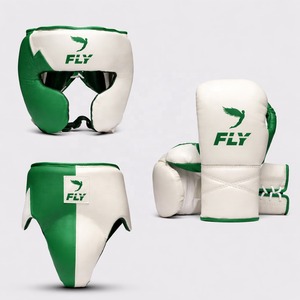 Conjunto de Boxeo y Sparring Personalizado Rojo y Blanco con Cordones, Venta al por Mayor, OEM, para Kickboxing y Muay Thai, con Acolchado Premium para Cabeza y Zona Íntima - Product Image 5