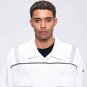 Ensemble d'uniformes de travail pour hommes et femmes, mécaniciens, construction, ANSI classe 2, imperméable, LED, haute visibilité, manches courtes/longues, sécurité - Product Image 4