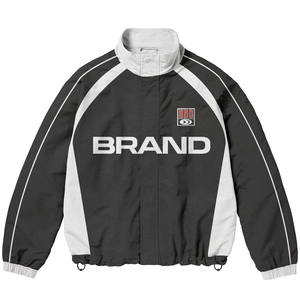 Vintage Oversized Tracksuit <b>Men</b> Custom Two Piece Streetwear Set Loose Fit <b>Jacket</b> and Jogger Pants Urban Fashion Wear - Product Image 4