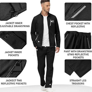 Conjunto deportivo de chándal para hombre a la moda, tela transpirable, perfecto para entrenamiento físico, correr, gimnasio y uso casual. - Product Image 5