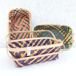 Vente en gros de paniers cadeaux naturels de qualité supérieure paniers en bambou de style moderne à bas prix pour les cadeaux - Product Image 6