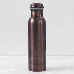 Botella de Agua de Cobre Puro Hecha a Mano con Patrón Martillado de Diamantes, Capacidad de 950 ML, Diseño Personalizado, a Prueba de Fugas, Botella de Cobre Auténtica - Product Image 4