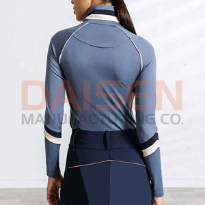 Haut de sport extensible pour femme à manches longues, respirant, conçu pour l'équitation et l'entraînement quotidien - Product Image 2