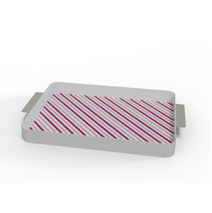 Bandeja rectangular para servir con diseño de instrumentos musicales de dibujos animados, platos de plástico para fiestas. - Product Image 4