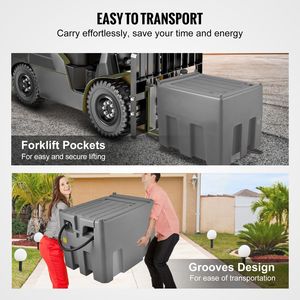 Tanque de Combustible Diésel Portátil de 116 Galones con Caudal de 10 GPM y Alcance de Elevación de 13.1 pies, Incluye Bomba de Transferencia Eléctrica de 12V - Product Image 2
