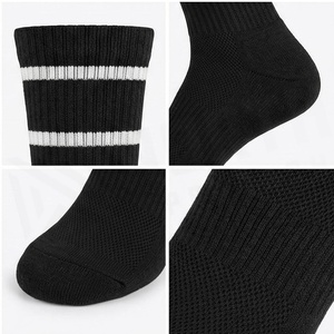 North Approach Crew <b>Socks</b> <b>Black</b> Breathable Running <b>Socks</b> for Adults Summer Season - Product Image 4