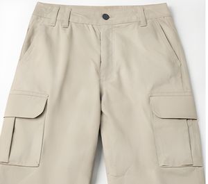 Pantalon cargo utilitaire à jambe droite Next Gen 240 GSM pour homme, en coton premium, avec poches tactiques, streetwear, qualité export - Product Image 5