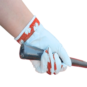 Gants de golf pour hommes personnalisés avec logo d'usine, motif imprimé, cuir Cabretta de qualité supérieure, main gauche, doux, respirants, antidérapants, gants de sport VN - Product Image 4