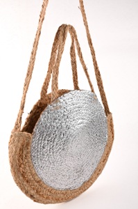 Sac fourre-tout en jute tendance et luxueux pour femmes, style bohème écologique, sac à main durable - Product Image 2