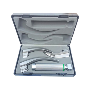 Instrumentos Médicos, Laringoscopio de Fibra Óptica Macintosh, Juego Completo de 3 Hojas con Mango y Batería para Intubación de Vías Respiratorias - Product Image 3
