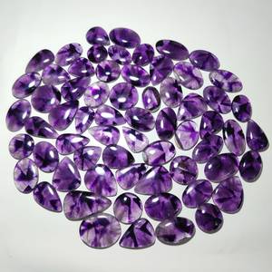 Natural Purple <b>Star</b> Amethyst Cabochon Wholesale Bulk Lot | <b>Star</b> Amethyst Loose Gemstone for Jewelry Making Pendant Ring Earrings - Product Image 3