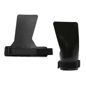 Poignée de gymnastique robuste en cuir réglable avec sangle de poignet renforcée pour un maintien confortable de la paume, idéale pour l'entraînement de force - Product Image 4