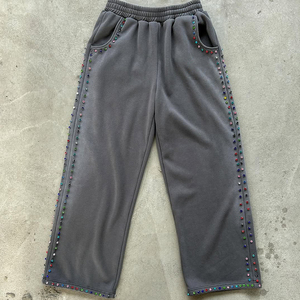 Conjunto Deportivo Personalizado Estilo Y2K para Hombre, Sudadera con Capucha Lavada al Ácido, Pantalones Anchos, Estilo Hip Hop Urbano - Product Image 5