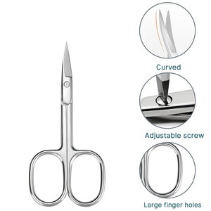 Ciseaux à ongles professionnels pour une coupe précise des ongles des doigts et des orteils, en acier inoxydable, outils de manucure et de pédicure - Product Image 5