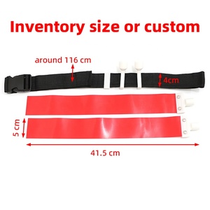 เข็มขัดธงรักบี้โลโก้แบบกำหนดเอง ปรับความยาวได้ พร้อมถุงลม PVC สำหรับเด็ก/เยาวชน/ผู้ใหญ่ รุ่นฝึกซ้อมกีฬา AA-ZT-628 - Product Image 2