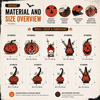 Decoraciones de Halloween de madera al por mayor: Calabaza rústica y casa de pájaros decorativa para exhibición minorista