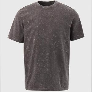 เสื้อยืดคอตตอนเนื้อหนานุ่มแบบวินเทจทรงสลิมฟิตสำหรับผู้ชาย สไตล์ลำลอง  รับสกรีนโลโก้ - Product Image 2