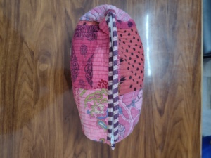 Pochette en écorce de maïs, pochette à maquillage durable, sac matelassé souple et portable, étui cosmétique léger, vente en gros - Product Image 4