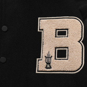 Vestes universitaires d'hiver pour hommes OEM, veste de baseball de qualité supérieure, tissu en toile, matériau de haute qualité pour la fabrication en gros - Product Image 6