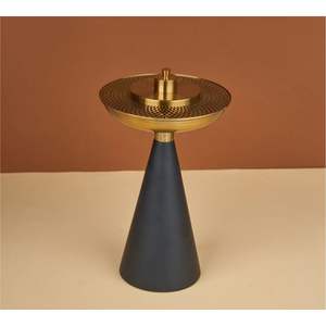 Handcrafted Modern Arabic Incense Burner Premium Bukhoor Holder Traditional Blue Mosaic Patterns Middle Eastern <b>Resin</b> Mubkhar - Product Image 2