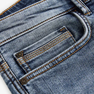 Jean Homme Personnalisé Léger Décontracté à Boutons 100% Coton Écologique Respirant Coupe Slim Haute Qualité – Grande Vente - Product Image 5