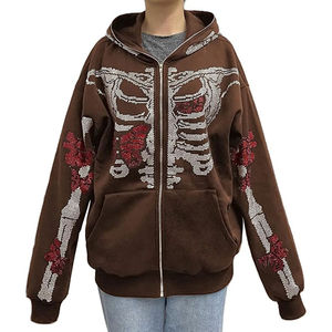 Sweat-shirt à capuche pour homme de qualité supérieure, entièrement zippé, produit du fabricant pakistanais Basics, en coton mélangé. - Product Image 3