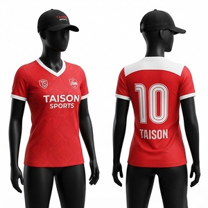 Premium 100% Polyester Soccer Jersey 140g Men's <b>Green</b> <b>Black</b> Custom Digital Print Solid Mesh Short Sleeve Anti-shrink Breathable - Product Image 1