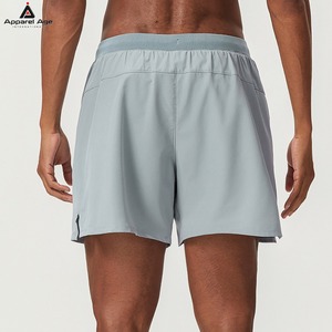 Shorts de sport 2 en 1 pour hommes, doublés, avec poches doubles, en polyester, personnalisables, pour l'entraînement et la gym. - Product Image 3