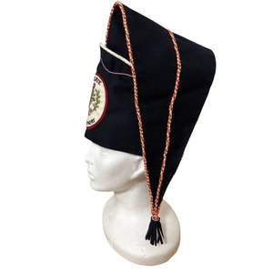 Casquillo de granadero a caballo de la Guardia Napoleónica Francesa, un tipo de gorra de foraje hecha de tela de lana, bordado a mano, material. - Product Image 2