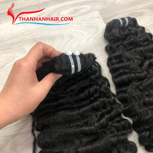 Cheveux humains vierges bruts traités à la vapeur, bouclés birmanes, en mèches, 100% cheveux vietnamiens, article très demandé - Product Image 5