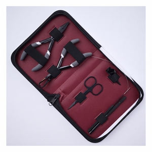 Kit d'outils pour extensions de cheveux à micro-anneaux de salon, comprenant pince d'ouverture et de fermeture en acier inoxydable, crochet de tirage, applicateur de boucles et outil de sertissage de perles - Product Image 3