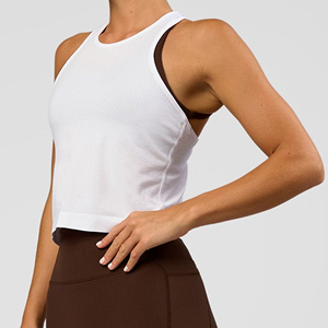 Nuevo Top Deportivo Sin Costuras con Cuello Halter, Resistente a Impactos, para Yoga y Fitness - Product Image 3