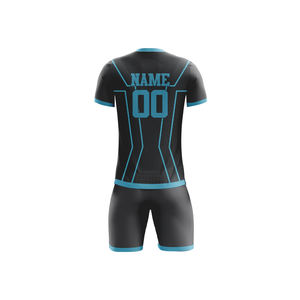 Maillot de football personnalisé, T-shirt de sport à séchage rapide et respirant, Ensemble de maillots de football par sublimation, Uniforme de football - Product Image 4