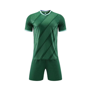 ชุดกีฬาฟุตบอลกลางแจ้งสำหรับผู้ชาย เสื้อเจอร์ซีย์ระบายอากาศ ควบคุมเหงื่อ กางเกงขาสั้น ชุดยูนิฟอร์มสำหรับฝึกซ้อมและแข่งขัน - Product Image 3