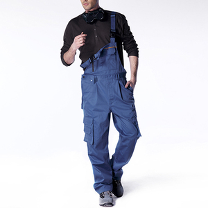 Pantalones de Trabajo con Tirantes para Hombre, Overol con Bolsillos, Ropa de Trabajo, Nuevo Logotipo Personalizado - Product Image 1