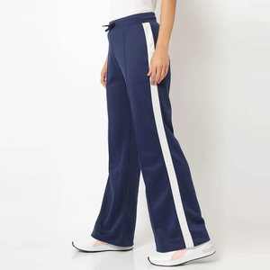Pantalones de chándal acampanados de invierno para mujer con cintura elástica y logotipo personalizado, 100% algodón, estilo urbano, nueva llegada - Product Image 3