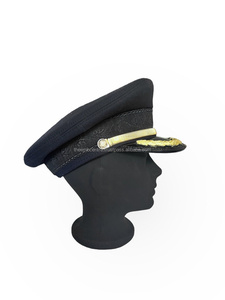 Gorras bordadas a mano de plata personalizadas, gorra de uniforme personalizada de Pakistán, sombreros y gorras - Product Image 2