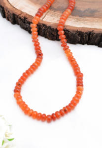 Cuentas de cornalina natural de África, cuentas lisas de 7 mm, piedras preciosas naturales para la elaboración de joyería fina. - Product Image 5