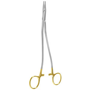TRATTE Surgical Needle Holder 9 Inch Curved Double Bend Stainless Steel Manual CE ISO Certified by <b>Blush</b> Surgical - Product Image 3