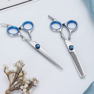 Ciseaux de coiffure professionnels 2026 pour barbier, ciseaux à effiler en acier inoxydable à lame droite et pointe affûtée - Product Image 3