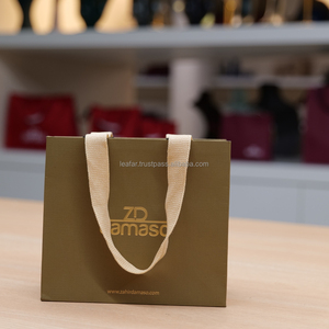 Bolsas de papel de lujo 2025 Premium para joyería Cosméticos Boutique Regalos con impresión de logotipo personalizable - Product Image 2