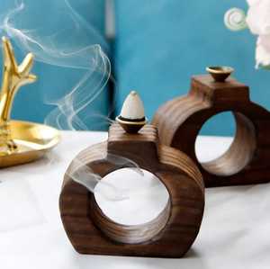 Trending Design Acacia Wood Religious Incense <b>Burner</b> Best Quality Home Customized Fragrance Durable Eco-Friendly - Product Image 4