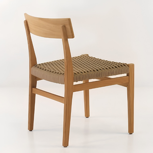 Este juego de mesa y sillas de madera de teca ecológica es adecuado para restaurantes, villas u hoteles. El precio es negociable - Product Image 2