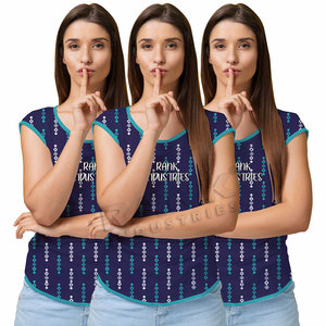 Camisetas de Mujer al por Mayor, Camisetas de Mujer de Tela Premium, Camisetas de Mujer con Impresión Personalizada - Product Image 5